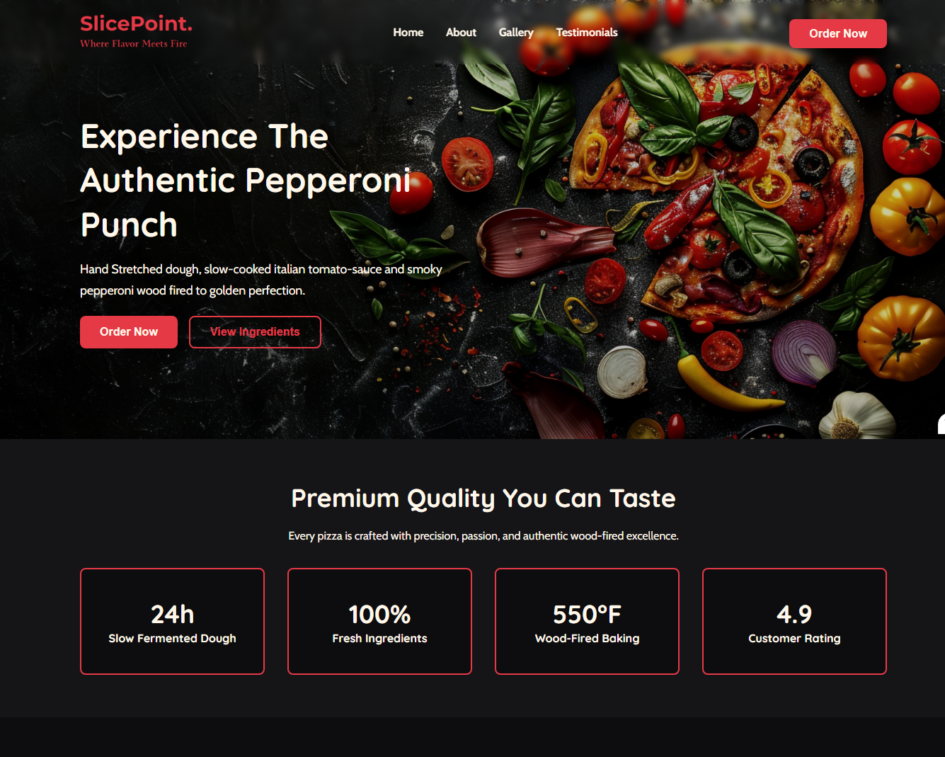 SlicePoint – Modern Web Landing Page